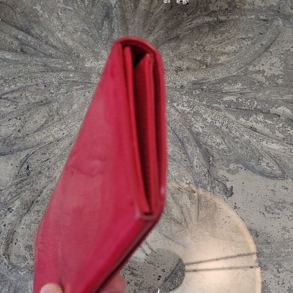 𝅺longchamp Roseau Patent Leather Long Continental Wallet - Picture 7 of 9